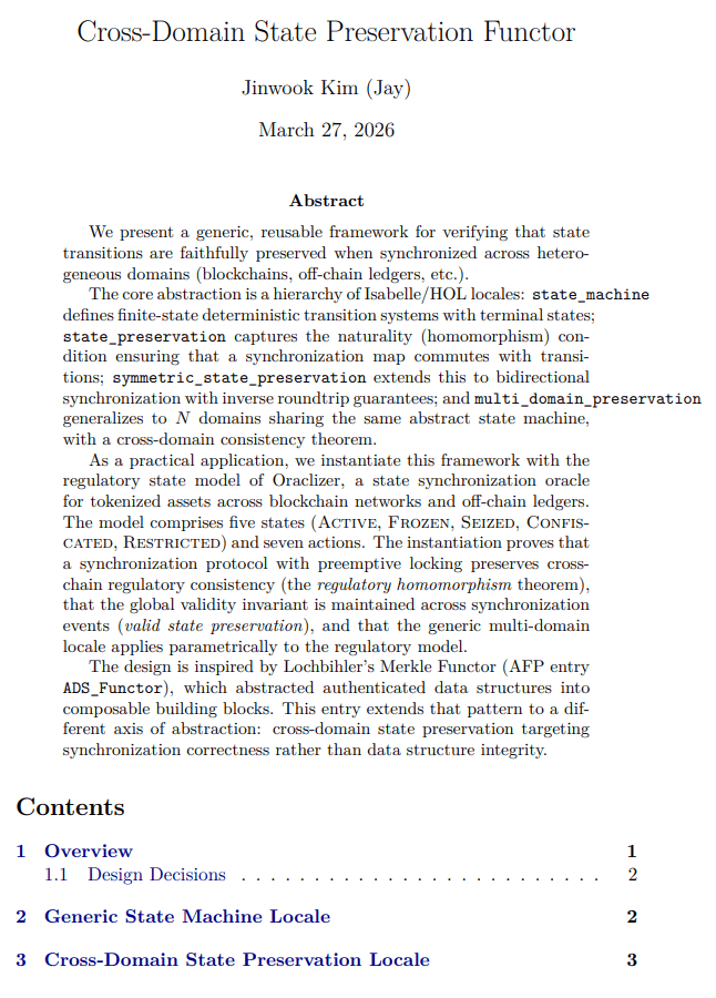 Cross-Domain State Preservation Functor-paper